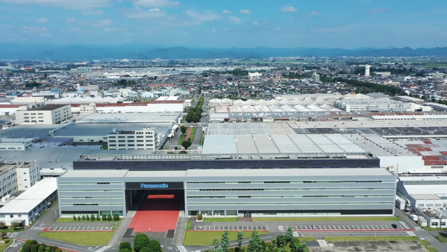 Panasonic群馬の施設をドローン空撮